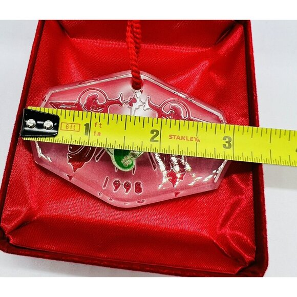 Waterford Crystal Hark The Herald Angels Sing Ornament 1998 Songs Of Christmas - Picture 7 of 7